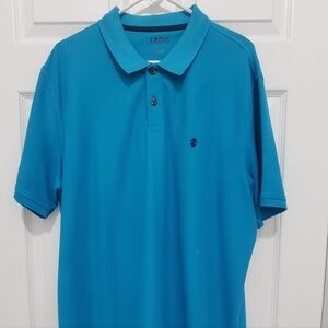 IZOD Men's Aqua Blue Polo Shirt